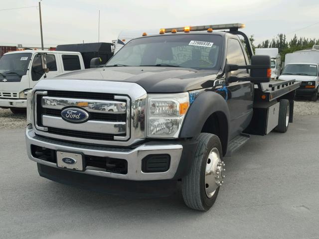 1FDUF5GT0BEB33324 - 2011 FORD F550 SUPER BLACK photo 2