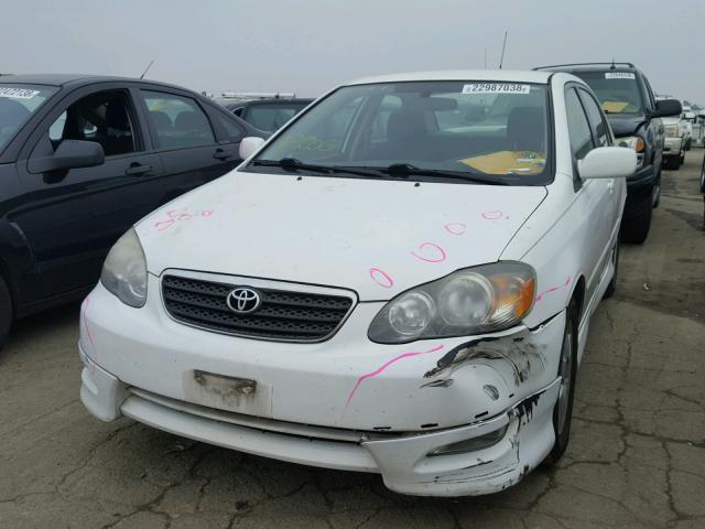 2T1BR32EX7C756590 - 2007 TOYOTA COROLLA CE WHITE photo 2