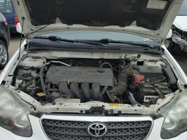 2T1BR32EX7C756590 - 2007 TOYOTA COROLLA CE WHITE photo 7