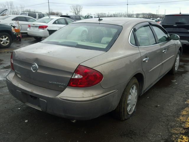 2G4WC582161169022 - 2006 BUICK LACROSSE C GOLD photo 4