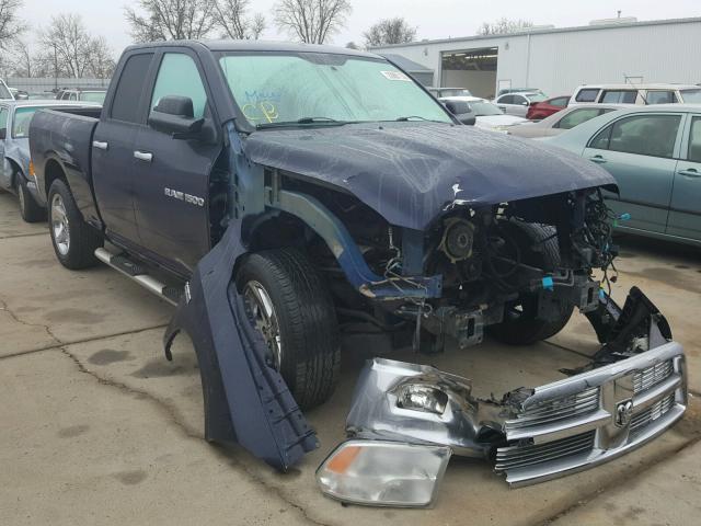 1C6RD6GT9CS182151 - 2012 DODGE RAM 1500 S BLUE photo 1