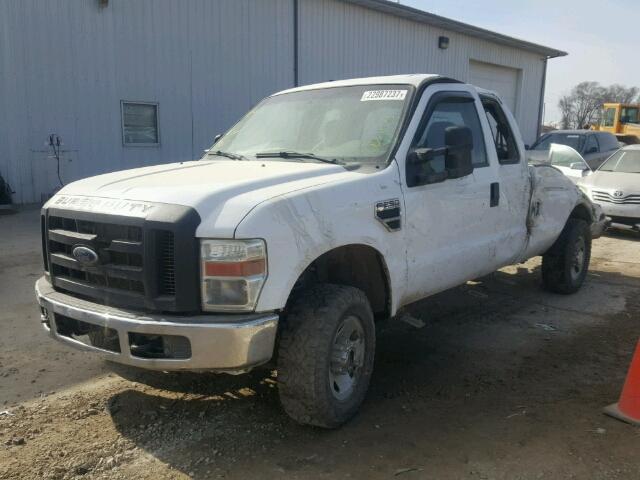 1FTSX21538EC59333 - 2008 FORD F250 SUPER WHITE photo 2