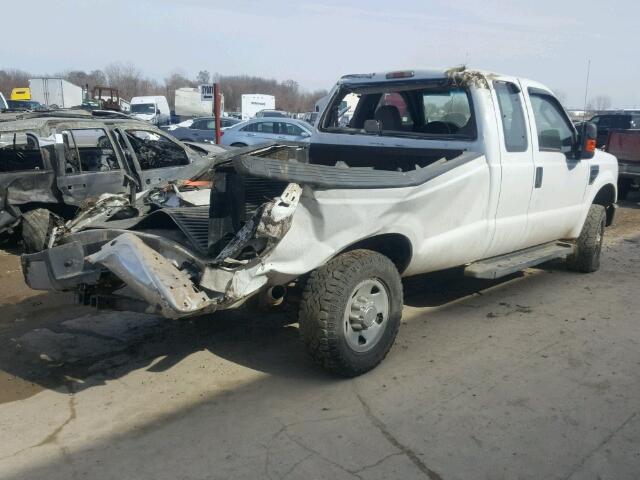 1FTSX21538EC59333 - 2008 FORD F250 SUPER WHITE photo 4