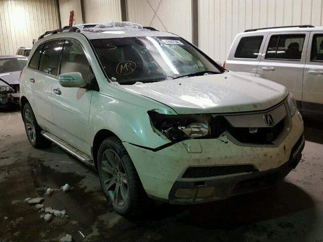 2HNYD2H79AH004804 - 2010 ACURA MDX ADVANC WHITE photo 1