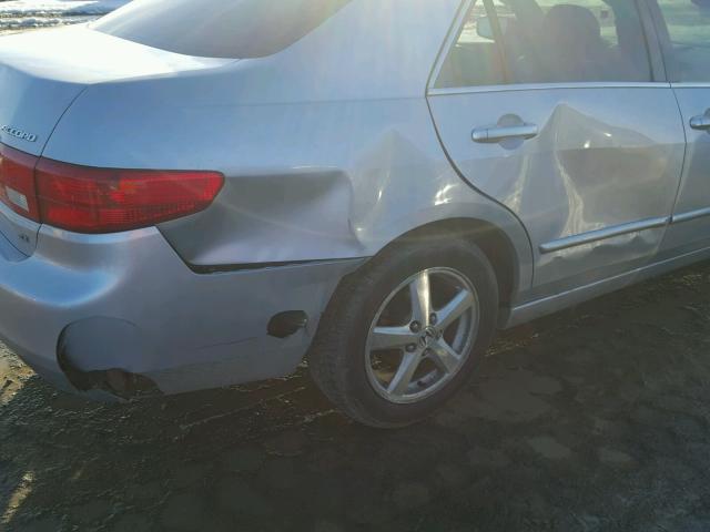 1HGCM56765A167341 - 2005 HONDA ACCORD EX SILVER photo 10