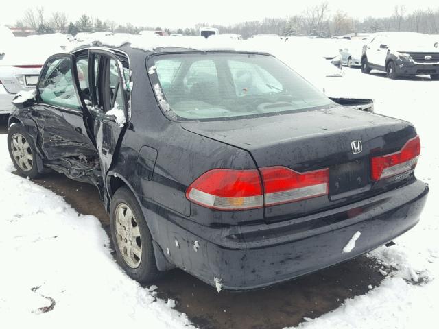 1HGCG668X1A023291 - 2001 HONDA ACCORD EX BLACK photo 3