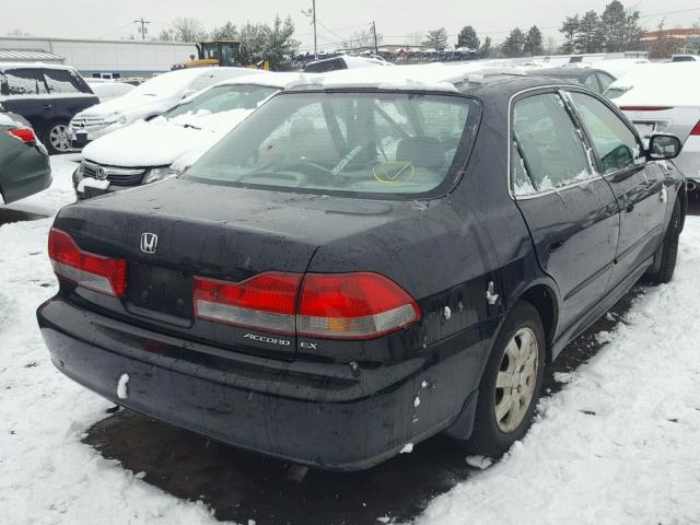 1HGCG668X1A023291 - 2001 HONDA ACCORD EX BLACK photo 4