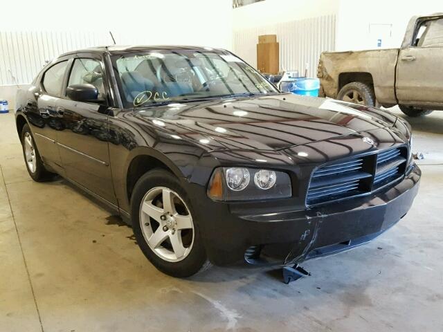 2B3KA43R58H154557 - 2008 DODGE CHARGER BLACK photo 1