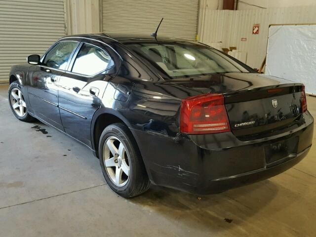 2B3KA43R58H154557 - 2008 DODGE CHARGER BLACK photo 3