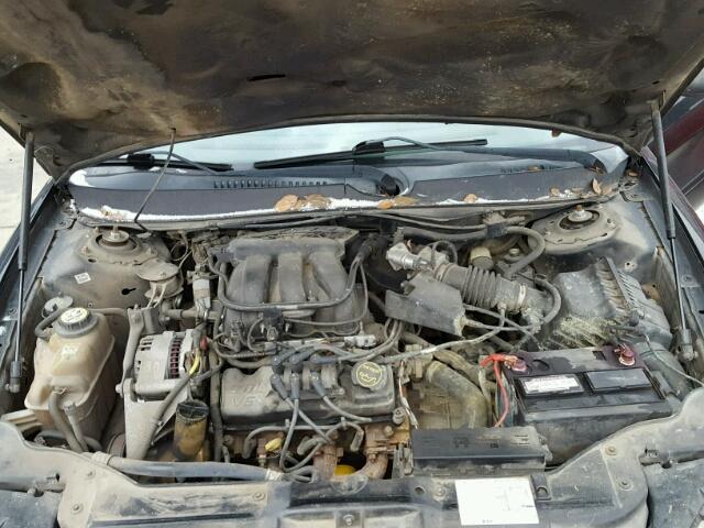 1FAFP53264A186343 - 2004 FORD TAURUS SE BLACK photo 7