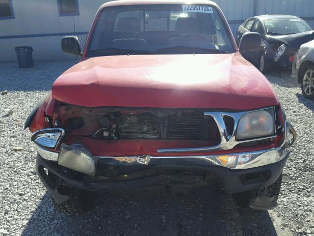 5TESN92N03Z231802 - 2003 TOYOTA TACOMA XTR RED photo 9