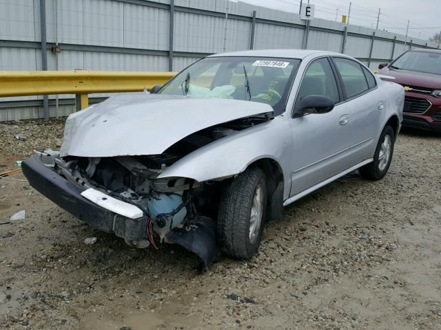 1G3NL52F93C207405 - 2003 OLDSMOBILE ALERO GL SILVER photo 2