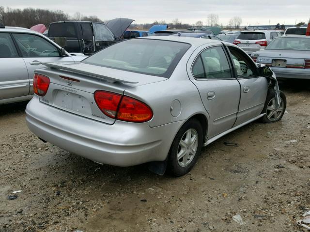 1G3NL52F93C207405 - 2003 OLDSMOBILE ALERO GL SILVER photo 4