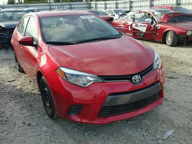 5YFBURHE7GP432893 - 2016 TOYOTA COROLLA L RED photo 1