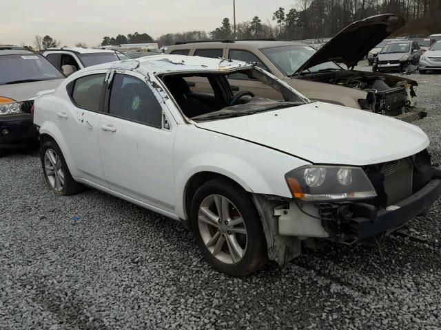 1C3CDZAG5DN769513 - 2013 DODGE AVENGER SE WHITE photo 1