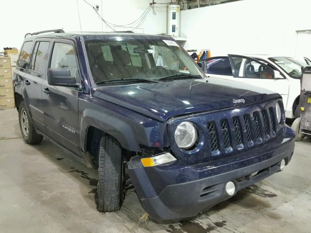 1C4NJRBB8ED852814 - 2014 JEEP PATRIOT SP BLUE photo 1