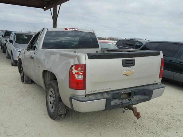 1GCEC14X88Z322533 - 2008 CHEVROLET SILVERADO SILVER photo 3