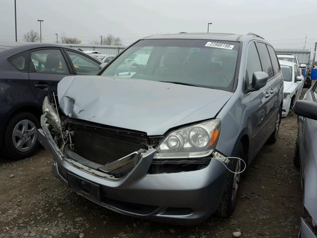 5FNRL38796B127244 - 2006 HONDA ODYSSEY EX GRAY photo 2