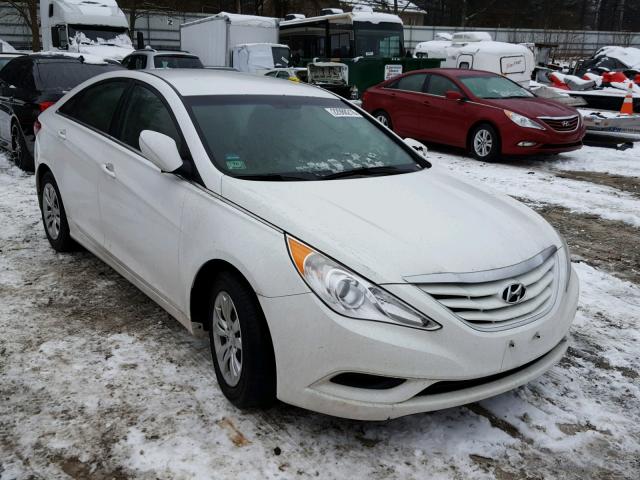 5NPEB4AC3CH403140 - 2012 HYUNDAI SONATA GLS WHITE photo 1