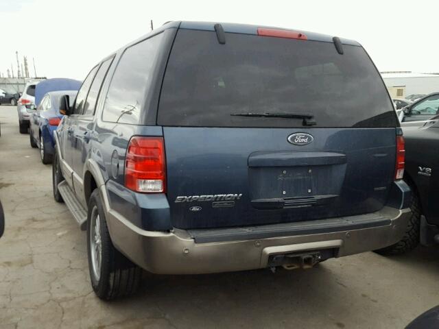 1FMPU18L93LC11560 - 2003 FORD EXPEDITION BLUE photo 3