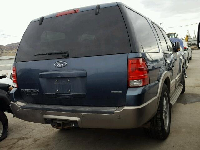 1FMPU18L93LC11560 - 2003 FORD EXPEDITION BLUE photo 4