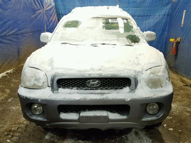 KM8SC73D53U368206 - 2003 HYUNDAI SANTA FE G WHITE photo 9