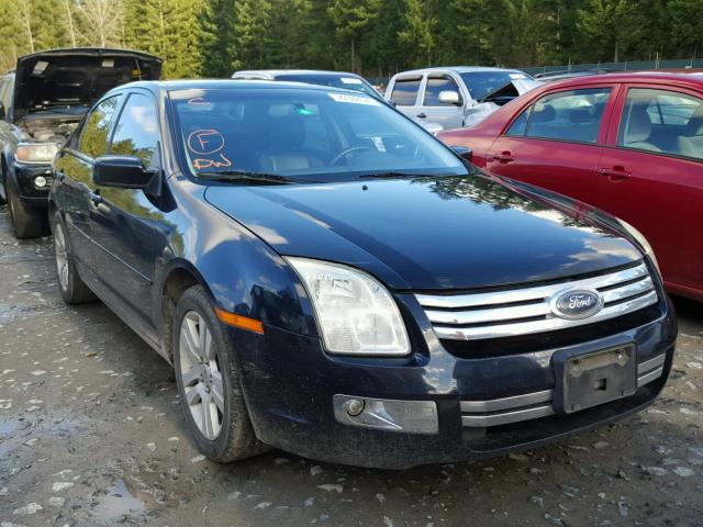 3FAHP08Z78R233652 - 2008 FORD FUSION SEL BLUE photo 1