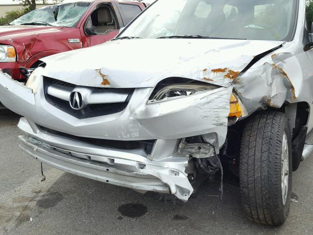 2HNYD18964H523664 - 2004 ACURA MDX TOURIN SILVER photo 9