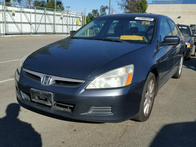 1HGCM66597A103589 - 2007 HONDA ACCORD EX GRAY photo 2