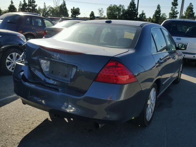 1HGCM66597A103589 - 2007 HONDA ACCORD EX GRAY photo 4