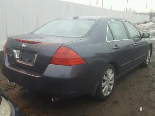 1HGCM66596A020369 - 2006 HONDA ACCORD EX BLUE photo 4