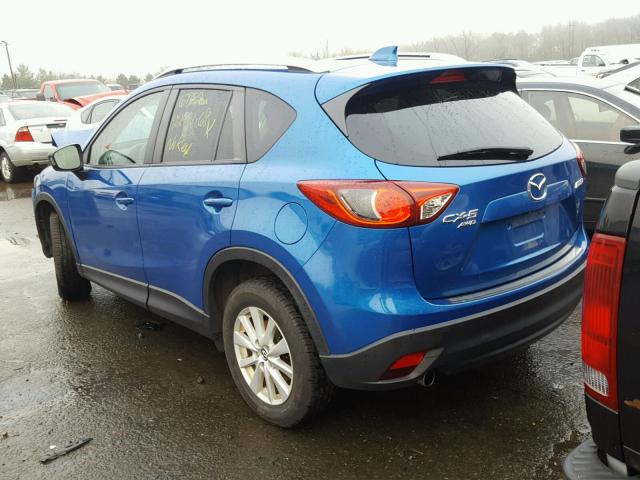 JM3KE4CY4E0334615 - 2014 MAZDA CX-5 TOURI BLUE photo 3