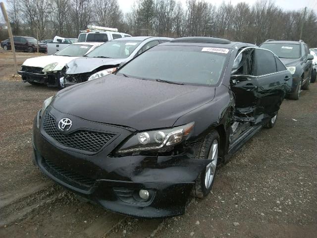 4T1BF3EK1BU210391 - 2011 TOYOTA CAMRY BASE BLACK photo 2