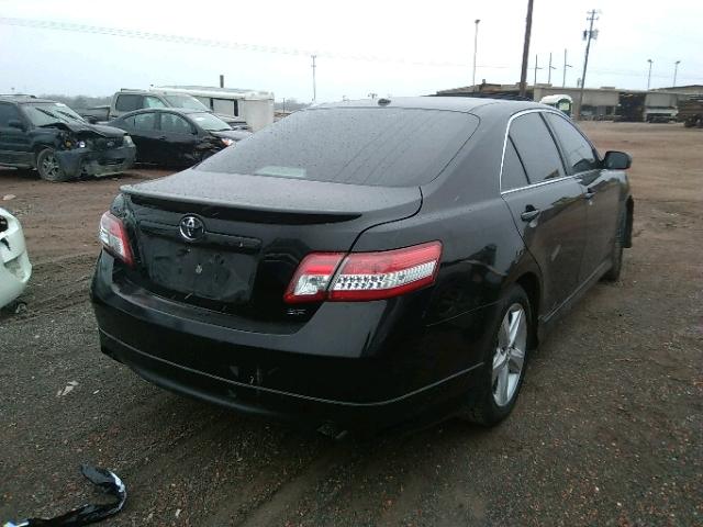 4T1BF3EK1BU210391 - 2011 TOYOTA CAMRY BASE BLACK photo 4