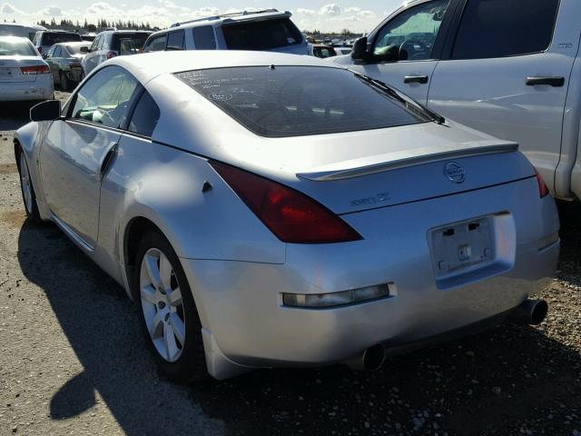 JN1AZ34D74T160358 - 2004 NISSAN 350Z COUPE SILVER photo 3