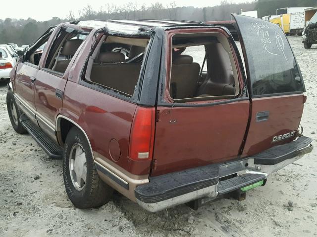 1GNEK13R2WJ362325 - 1998 CHEVROLET TAHOE K150 RED photo 3