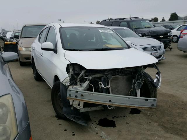 3N1CN7AP0CL840146 - 2012 NISSAN VERSA S WHITE photo 1