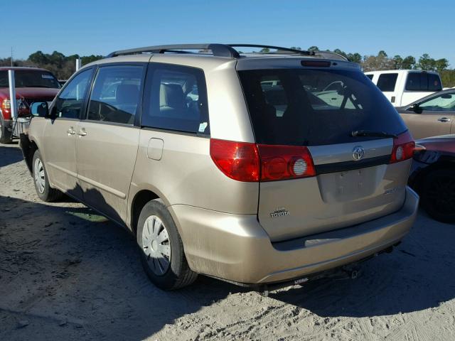 5TDZA23C46S515238 - 2006 TOYOTA SIENNA CE GOLD photo 3