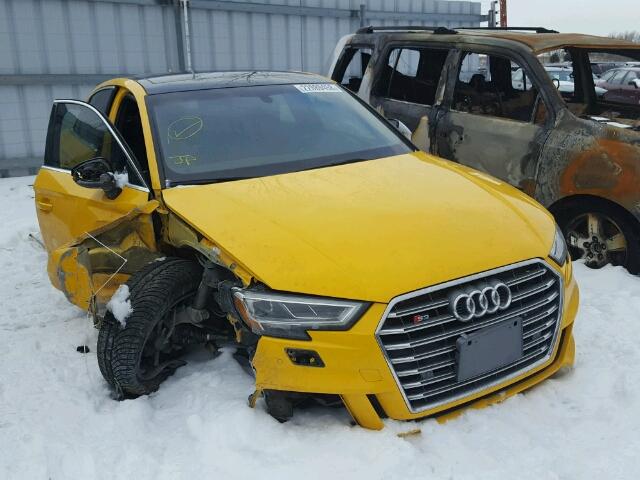 WAUF1GFF2H1034360 - 2017 AUDI S3 PRESTIG YELLOW photo 1