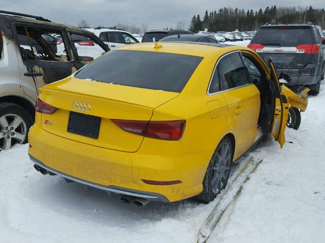 WAUF1GFF2H1034360 - 2017 AUDI S3 PRESTIG YELLOW photo 4