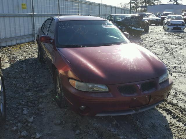 1G2WP52K71F139191 - 2001 PONTIAC GRAND PRIX RED photo 1