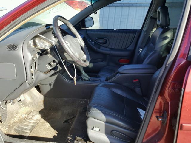 1G2WP52K71F139191 - 2001 PONTIAC GRAND PRIX RED photo 5