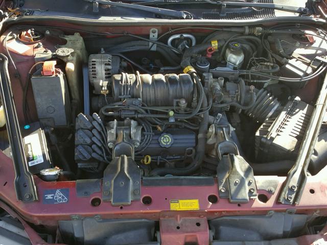 1G2WP52K71F139191 - 2001 PONTIAC GRAND PRIX RED photo 7