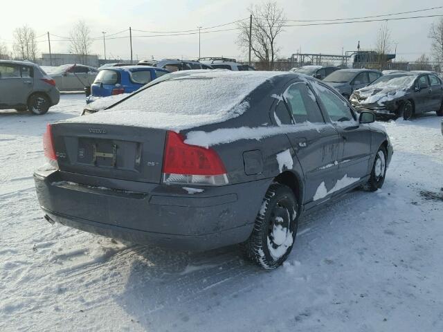 YV1RS592362543028 - 2006 VOLVO S60 2.5T GRAY photo 4