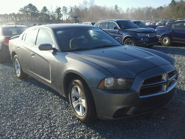 2B3CL3CG8BH545135 - 2011 DODGE CHARGER GRAY photo 1