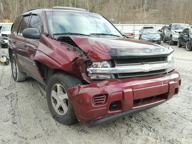 1GNDT13S842344768 - 2004 CHEVROLET TRAILBLAZE MAROON photo 1