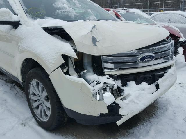 2FMDK48C48BB14641 - 2008 FORD EDGE SEL WHITE photo 9