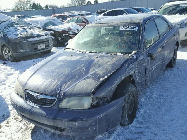 1YVGF22C9X5887265 - 1999 MAZDA 626 ES BLUE photo 2