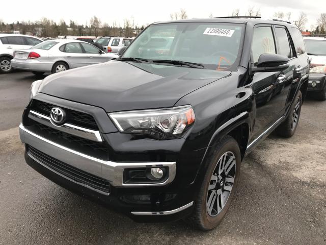 JTEBU5JR1G5338457 - 2016 TOYOTA 4RUNNER SR BLACK photo 2