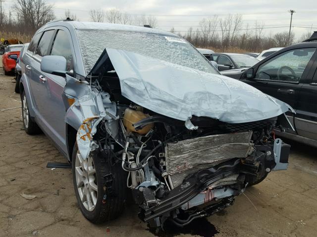 3C4PDCDG0DT668613 - 2013 DODGE JOURNEY CR BLUE photo 1